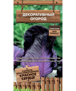 Капуста Красное сердце (краснокочанная)